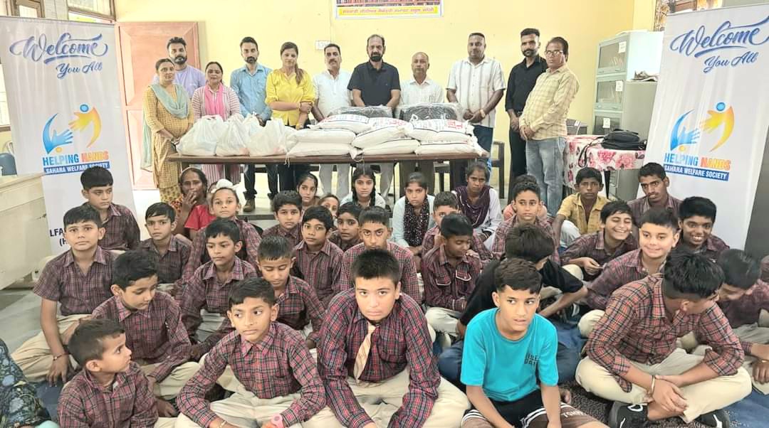 Helped orphans and disabled children by distributing rations - Dr. Jameel Bali